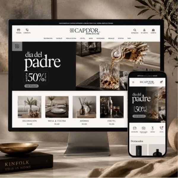 Tienda online Capd'Or, e-commerce de artículos de decoración para el hogar